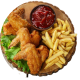 French Fries & Chicken Wings